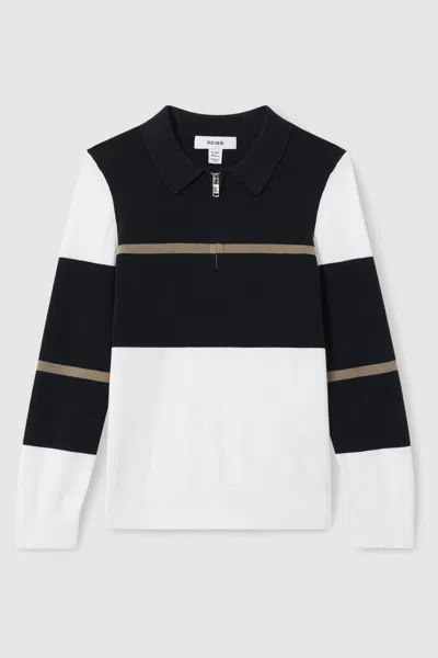Reiss 14 Years In Navy/white/camel