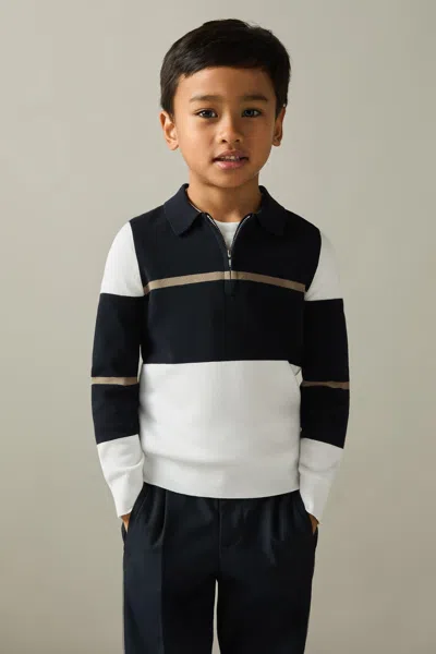 Reiss 5 Years In Navy/white/camel