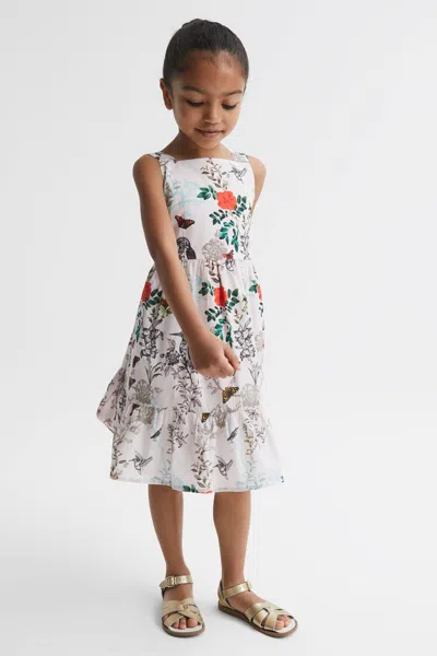Reiss Kids' Marcie In Ivory Print