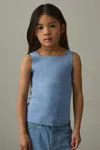 Reiss Blue Compact Knit Top And Cardigan Set