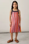 Reiss Multi 4-9 Yrs Cotton Striped Knit Dress In Multi