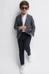 Reiss Progress In Navy/brown