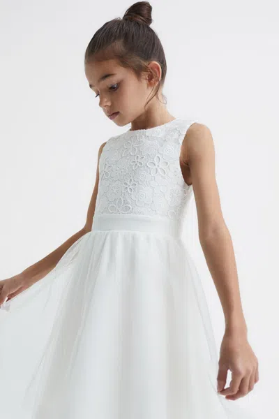 Reiss Ivory Kit 4-9 Yrs Lace Tulle Occasion Dress