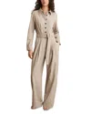 Reiss Abigail Tailored Belted Jumpsuit In Neutral