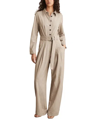Reiss Abigail Wool-blend Tailored Jumpsuit In Multi