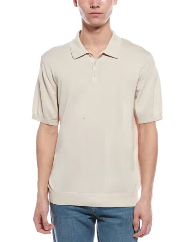 Reiss Ace Polo Shirt In White