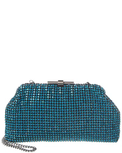 Reiss Adaline Crystal Clutch Bag In Blue