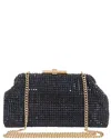 Reiss Adaline Crystal Clutch Bag In Blue