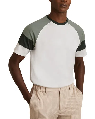 Reiss Adan Mercerised Color T-shirt In Multi
