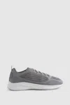 Reiss Adison - Grey Hybrid Knit Running Trainers, Uk 7 Eu 41