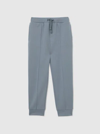 Reiss Airforce Blue Interlock Drawstring Joggers