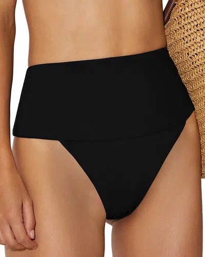 Reiss Alba High Waisted Bikini Bottom In Transparent