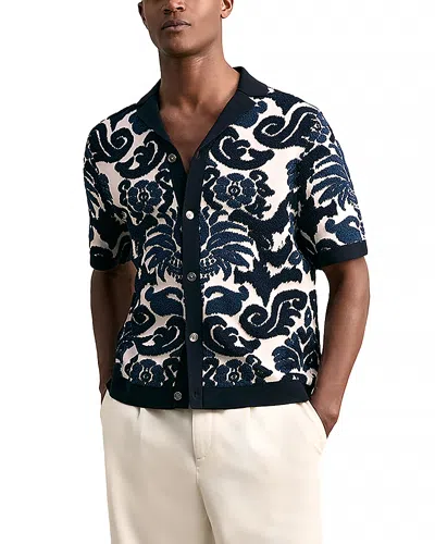 Reiss Albert Paisley Camp Shirt In Multi