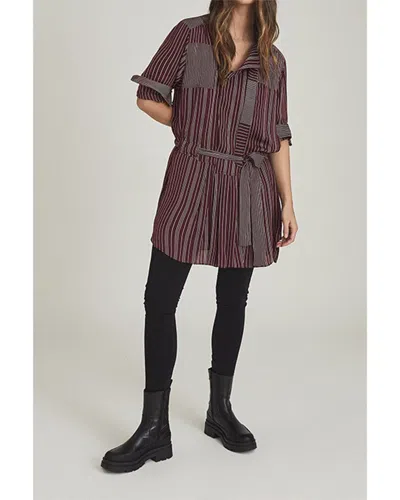 Reiss Albi Mini Dress In Brown