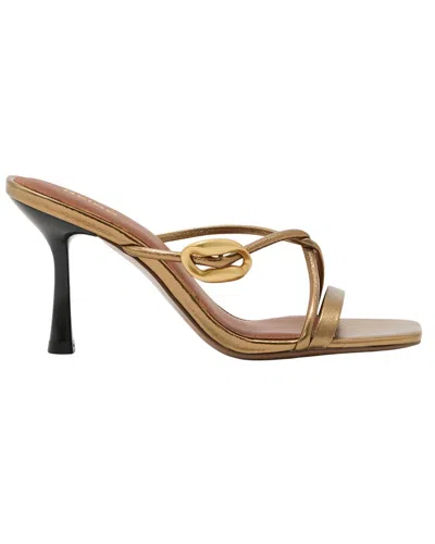 Reiss Alex Leather Sandal In Multi