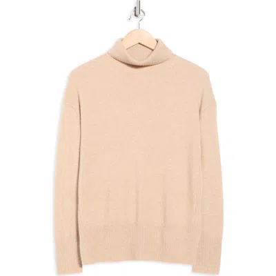 Reiss Alexis Knit Turtleneck Sweater In Brown