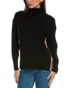 Reiss Alexis Wool & Cashmere-blend Sweater In Black