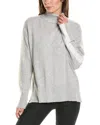 Reiss Elena Cashmere Blend Crewneck Sweater In Grey