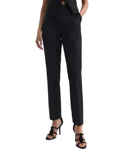 Reiss Alia Wool-blend Trouser In Black