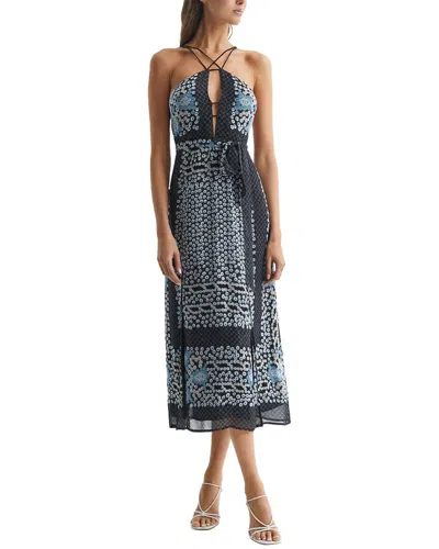 Reiss Aliana Printed Resort Midi Dress