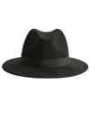 Reiss Ally Wool Fedora Hat In Black