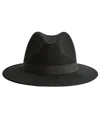 Reiss Ally Wool Fedora Hat In Black