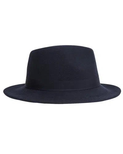 Reiss Ally Wool Fedora Hat In Blue