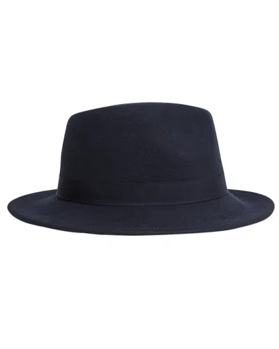 Reiss Ally Wool Fedora Hat In Blue