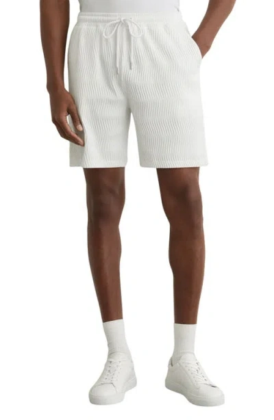Reiss Alvo Drawstring Shorts In Neutral