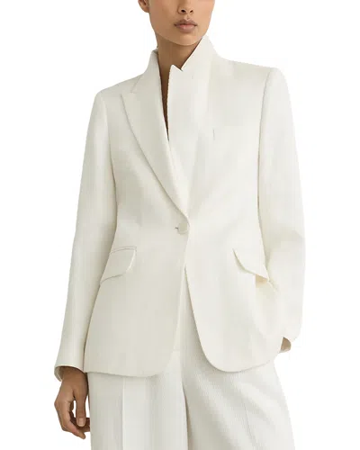 Reiss Alyx Suit Jacket In White