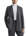 Reiss Amalie Wool Blazer In Grey