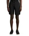 Reiss Amarillo Regular Fit Drawstring Shorts In Black