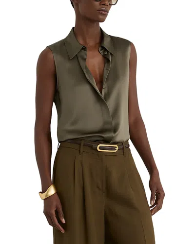 Reiss Amelia Shirt In Green