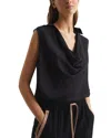 Reiss Taylor V-neck Shell Blouse