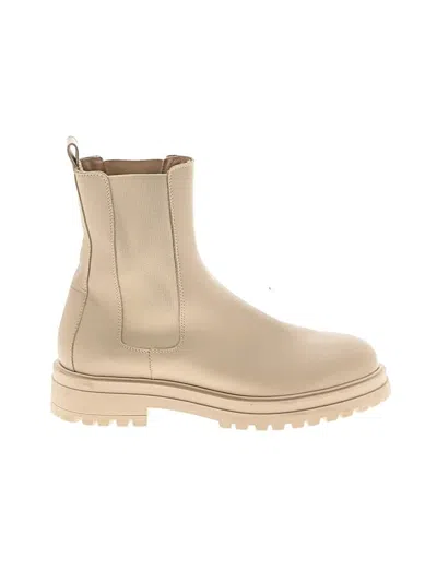 Pre-owned Reiss Ankle Boots In Tan