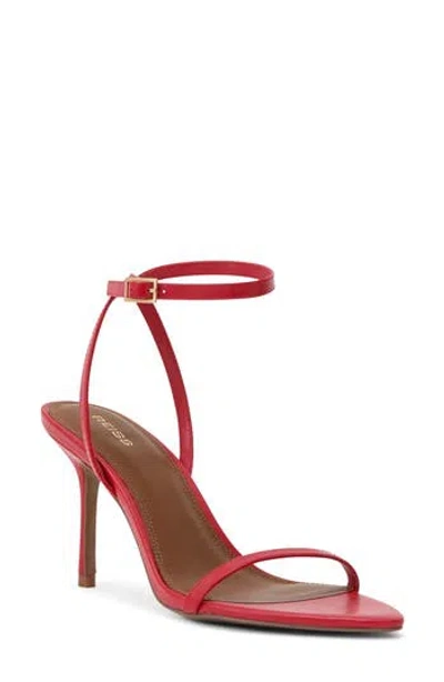 Reiss Ankle Strap Pointed Toe Sandal In Red