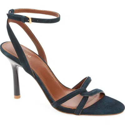 Reiss Annabelle Ankle Strap Sandal In Blue
