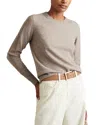 Reiss Annie Crewneck Sweater In Neutral