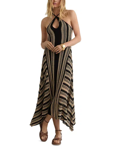 Reiss Annie Knit Maxi Dress In Multi