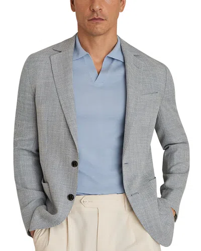 REISS APHRODITE REGULAR FIT TEXTURED JERSEY KNIT BLAZER