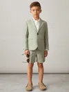Reiss Apple Kin 9-13 Yrs Linen Suit Shorts
