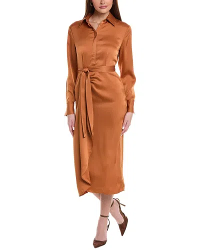 REISS ARABELLA SHIRT MIDI DRESS