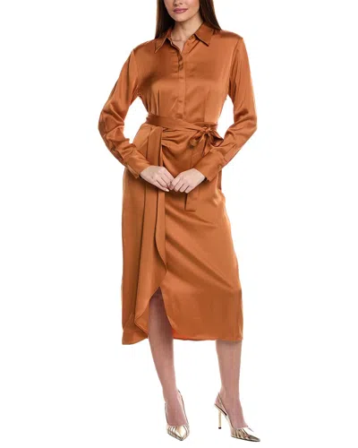 Reiss Arabella Shirt Midi Dress In Multi