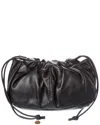Reiss Arden Leather Squishy Clutch In Black