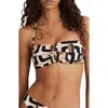 Reiss Ari Cutout Halter Bikini Bottoms In Multi