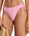 Reiss Womens Ari Tie-side Bikini Bottom Pink In Pink