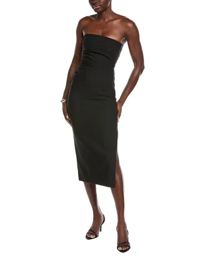 Reiss Arwen Bandeaux Dress In Black