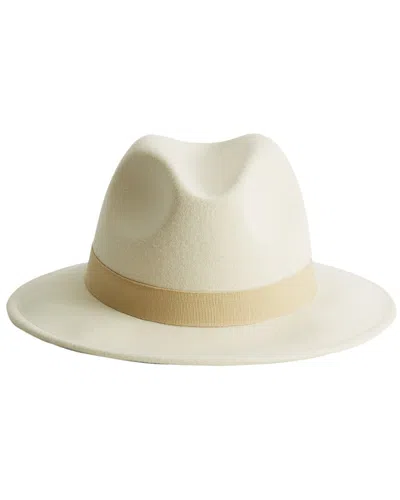 Reiss Ashbourne Ashbourne Wool Fedora In White