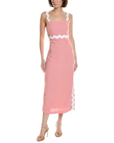 Reiss Asher Dress In Pink