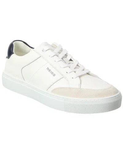 Reiss Ashton Calf Leather & Polyester Shoe In Multi
